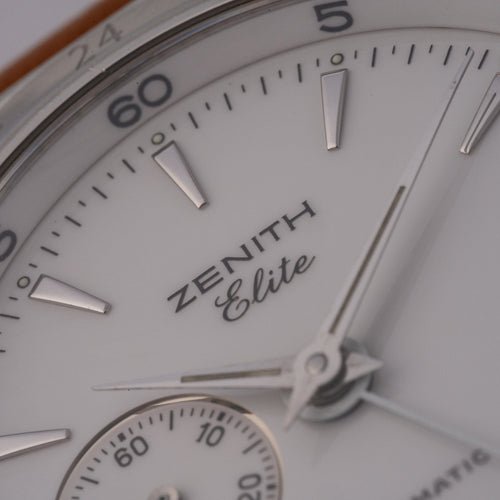 Zenith Elite GMT - Montre en acier 58 Facettes TOT-02243