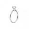 Bague 56 Bague solitaire - Diamant taille brillant 0,74 ct en or blanc 18 ct 58 Facettes 26425