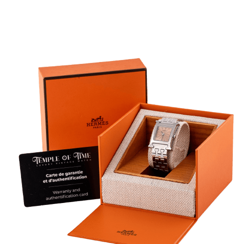 Hermès Heure H - Montre en acier 58 Facettes TOT-02290