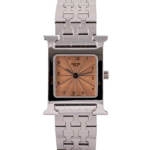 Hermès Heure H - Montre en acier 58 Facettes TOT-02290