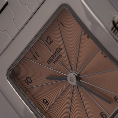Hermès Heure H - Montre en acier 58 Facettes TOT-02290