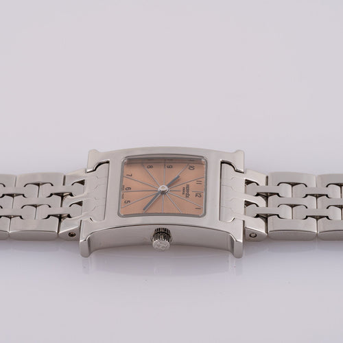Hermès Heure H - Montre en acier 58 Facettes TOT-02290