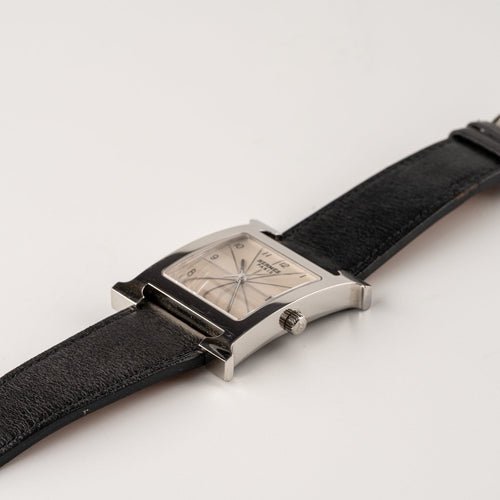 Hermès Heure H - Montre HH1.810 en acier 58 Facettes TOT-02266