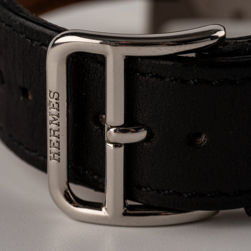 Hermès Heure H - Montre HH1.810 en acier 58 Facettes TOT-02266