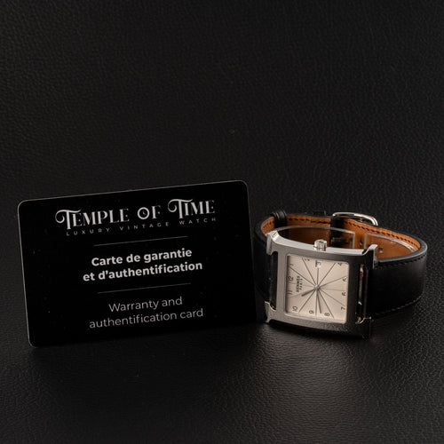 Hermès Heure H - Montre HH1.810 en acier 58 Facettes TOT-02266