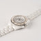 Chanel J12 - Montre en céramique blanche et diamants 58 Facettes TOT-02272