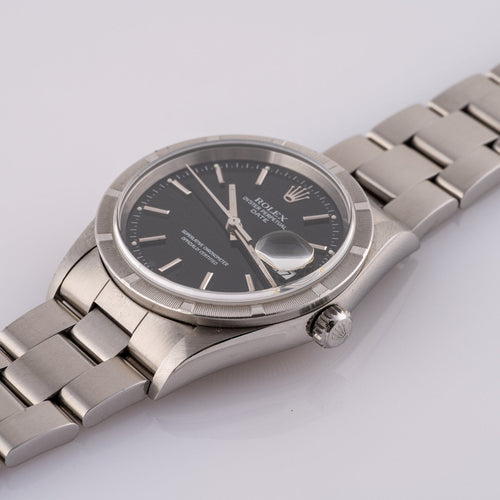 Rolex Oyster Perpetual Date - Montre 15210 en acier 58 Facettes TOT-02282