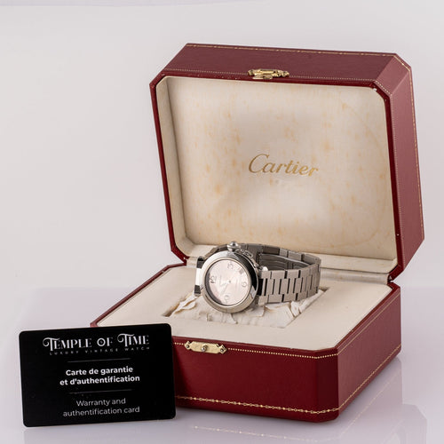 Cartier Pasha C - Montre W31075M7 en acier 58 Facettes TOT-02307