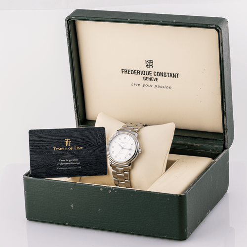 Frederique Constant Classics Heart Beat - Montre automatique en acier 58 Facettes TOT-02450