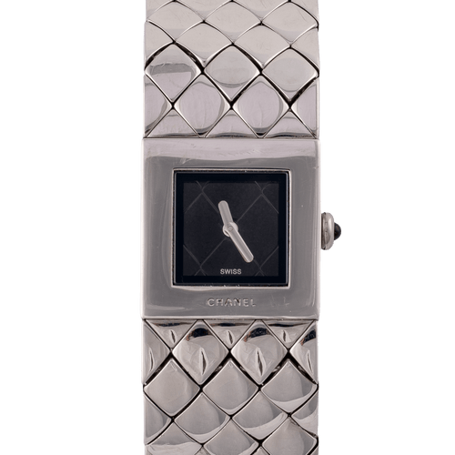 Chanel Matelassée - Montre H0009 en acier 58 Facettes TOT-02449