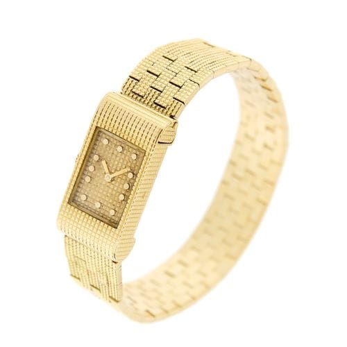 Montre Boucheron Reflet - Montre en or jaune 18 ct rectangulaire 58 Facettes 27256