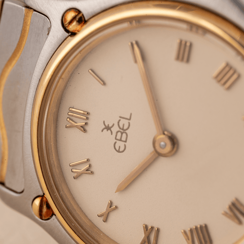 Ebel Classic Wave - Montre 166901 en or jaune et acier 58 Facettes TOT-02433