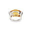 Bague 56 Ponte Vecchio Gioielli - Bague en or blanc 18 ct citrine et diamants 58 Facettes 12776