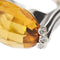 Bague 56 Ponte Vecchio Gioielli - Bague en or blanc 18 ct citrine et diamants 58 Facettes 12776