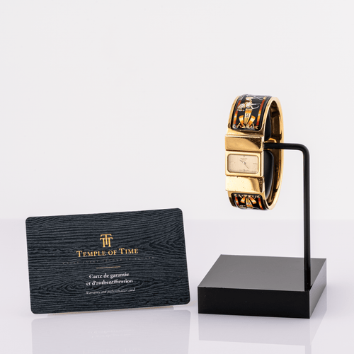 Hermès Loquet - Montre L01.201 plaqué or 58 Facettes TOT-02419