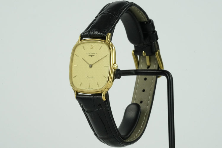 Longines TV - Montre quartz plaqué or 58 Facettes TOT-01786
