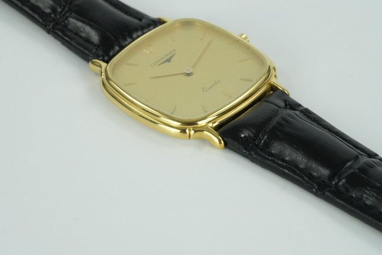Longines TV - Montre quartz plaqué or 58 Facettes TOT-01786