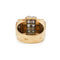 58 Bague Tank - Bague en or jaune, platine et diamants 58 Facettes 260232R