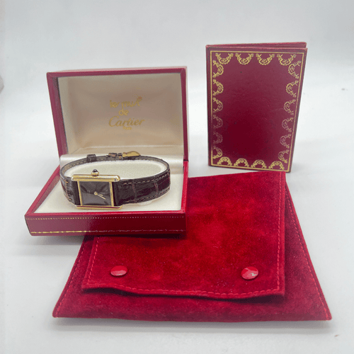 Cartier Tank Must - Montre en vermeil 58 Facettes MON-3108-001