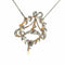 Pendentif édouardien en or 18k, platine, diamant et perles 58 Facettes
