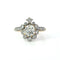 54 Bague en or 18 ct et argent avec diamant taille ancienne 58 Facettes