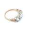 59 Bague en or 14 carats et diamants taille ancienne 58 Facettes