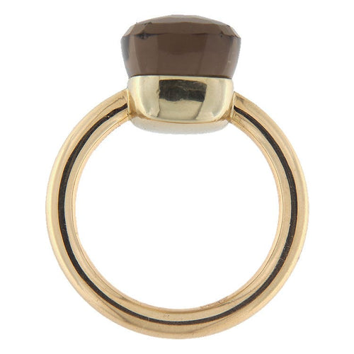 51 Pomellato Nudo - Bague en or rose et quartz fumé 58 Facettes G4020