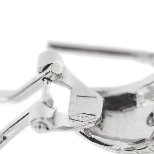 Boucles d'oreilles Boucles d'oreilles puces en or blanc 18 ct et diamants 58 Facettes 31073