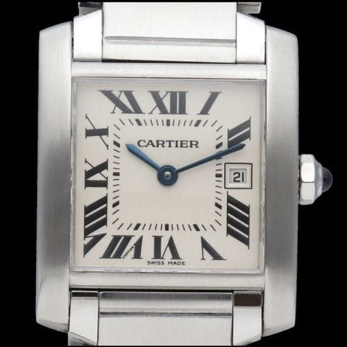 Cartier Tank Française - Montre en acier 58 Facettes MT45646