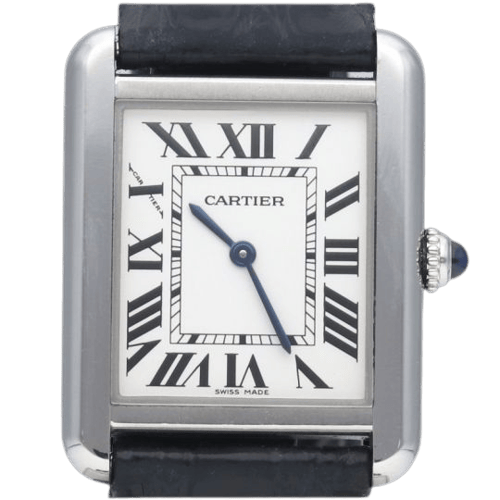 Cartier Tank Solo - Montre en cuir 58 Facettes MT47845