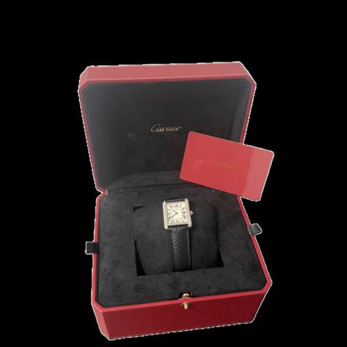 Cartier Tank Solo - Montre en cuir 58 Facettes MT47845