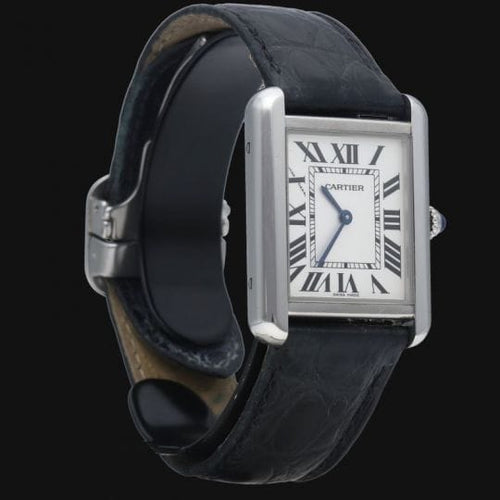 Cartier Tank Solo - Montre en cuir 58 Facettes MT47845