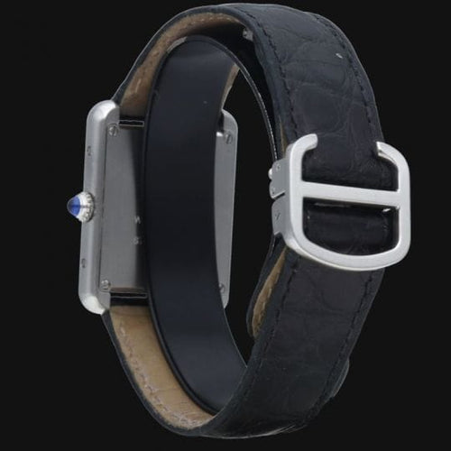 Cartier Tank Solo - Montre en cuir 58 Facettes MT47845