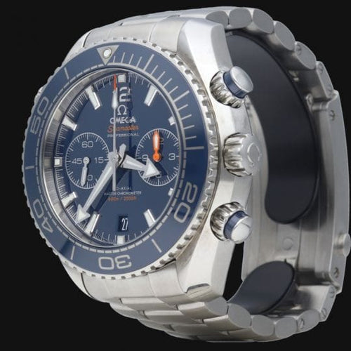 Omega Seamaster Planet Ocean - Montre chronographe 600M en acier et céramique 58 Facettes MT47739