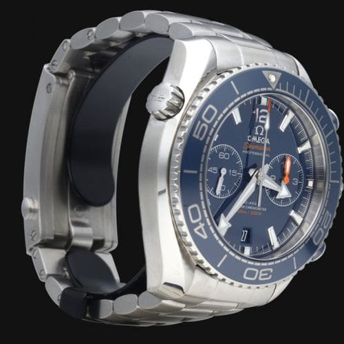 Omega Seamaster Planet Ocean - Montre chronographe 600M en acier et céramique 58 Facettes MT47739