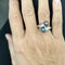 Bague 55 Bague contrariée en or blanc 18 ct avec perles de Tahiti et diamants 58 Facettes 28697