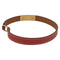 Hermès Rivale Double Tour - Bracelet en cuir rouge 58 Facettes s7ivtb4e40