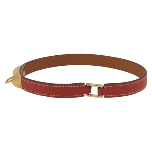 Hermès Rivale Double Tour - Bracelet en cuir rouge 58 Facettes s7ivtb4e40