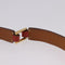 Hermès Rivale Double Tour - Bracelet en cuir rouge 58 Facettes s7ivtb4e40