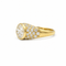 58 Bague jonc en or jaune et diamants 58 Facettes 1.0001644/4