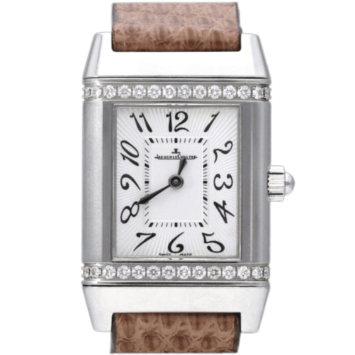 Jaeger-LeCoultre Reverso Classique Lady - Montre en acier et diamants