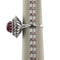 Bague Bague en platine - Rubis cabochon et diamants 58 Facettes 27889