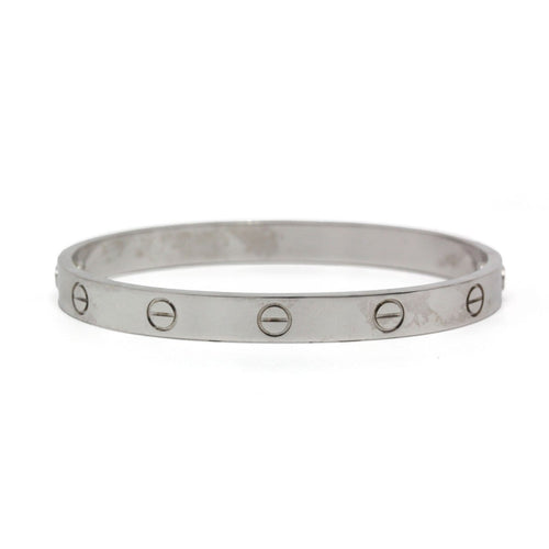 Cartier Love MM - Bracelet en or blanc 58 Facettes 260228R
