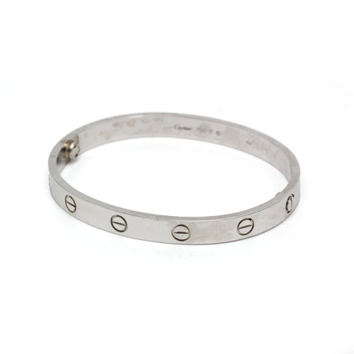 Cartier Love MM - Bracelet en or blanc 58 Facettes 260228R