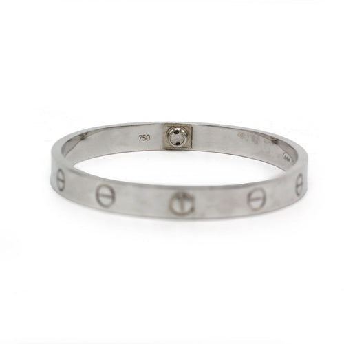 Cartier Love MM - Bracelet en or blanc 58 Facettes 260228R
