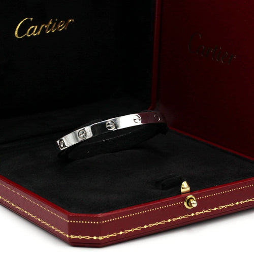 Cartier Love MM - Bracelet en or blanc 58 Facettes 260228R