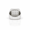 59 Chevalière en or blanc et diamants 1,92 ct 58 Facettes 1.0001337/1