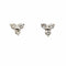 Boucles d'oreilles Boucles d'oreilles point de lumière triangulaires en or blanc 18 ct et diamants 0,96 ct 58 Facettes 29788