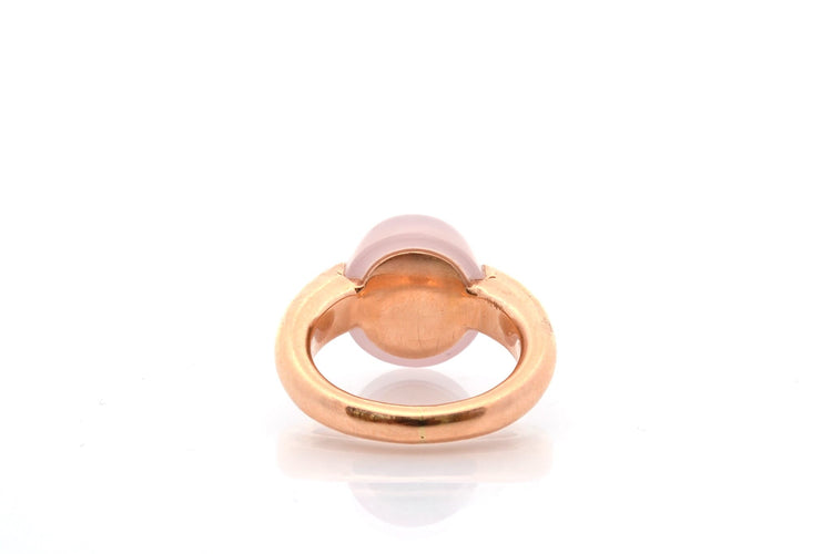 Bague 47 Pomellato Nudo - Bague en or 18k et quartz rose 58 Facettes 27642
