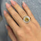 Bague 61 Bague - Citrine et diamants en or jaune et or blanc 18 ct 58 Facettes 30269